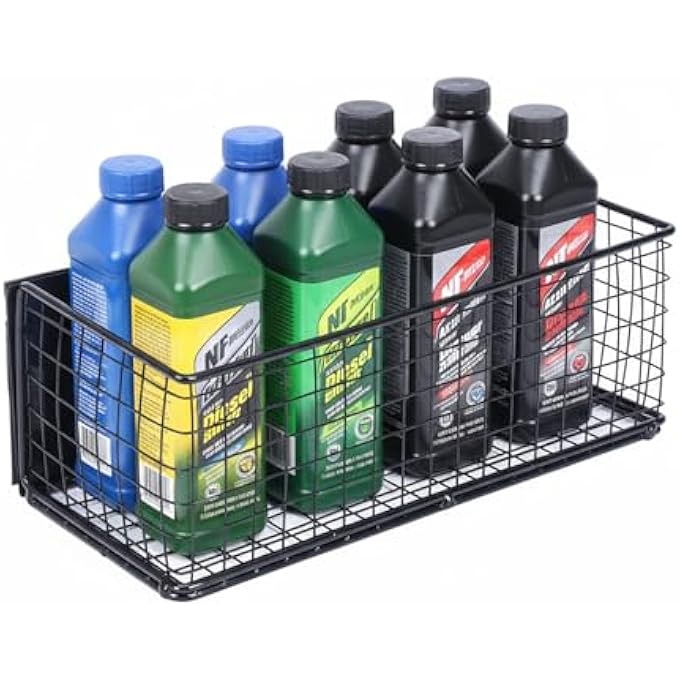 Mowhut MAGNETIC DIESEL ADDITIVE HOLDER COMPATIBLE WITH HOT SHOTS DIESEL ADDITIVE16 OZ, SQUEEZE BOTTLE HOLDER, TRUCK ACCESSORIES FOR PICKUP TRUCK, RV, TRACTOR, GARAGE, BOAT & GENERATORS,BLACK - Image 1